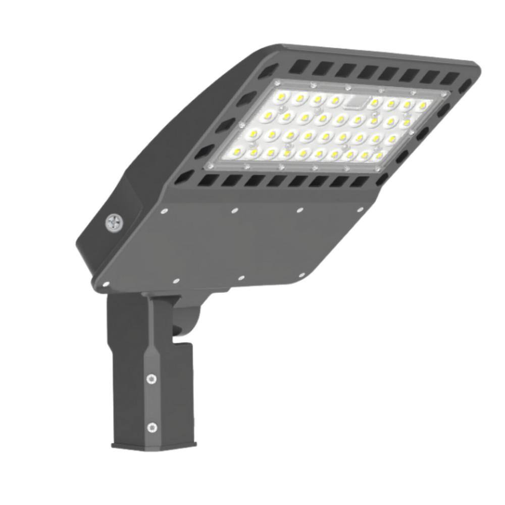 WYZM 200-Watt 150-Degree Bronze Integrated LED Parking Lot Area Light 5500K White 28000 Lumens Slip Fitter IP65 SB200W-01