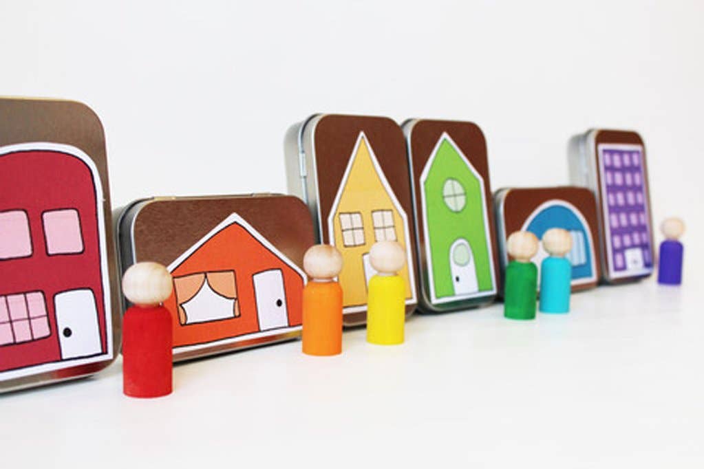 Pocket Place - Tin and Wooden Toy Set