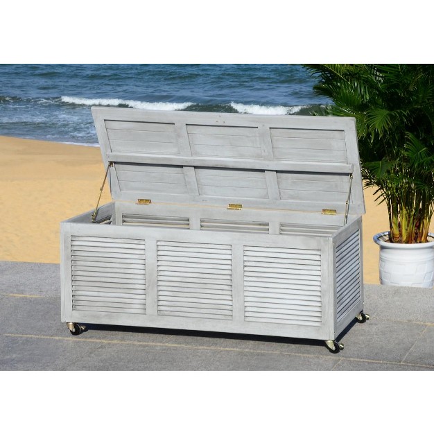 Elina 47 2 Inch L Outdoor Cushion Deck Box Safavieh