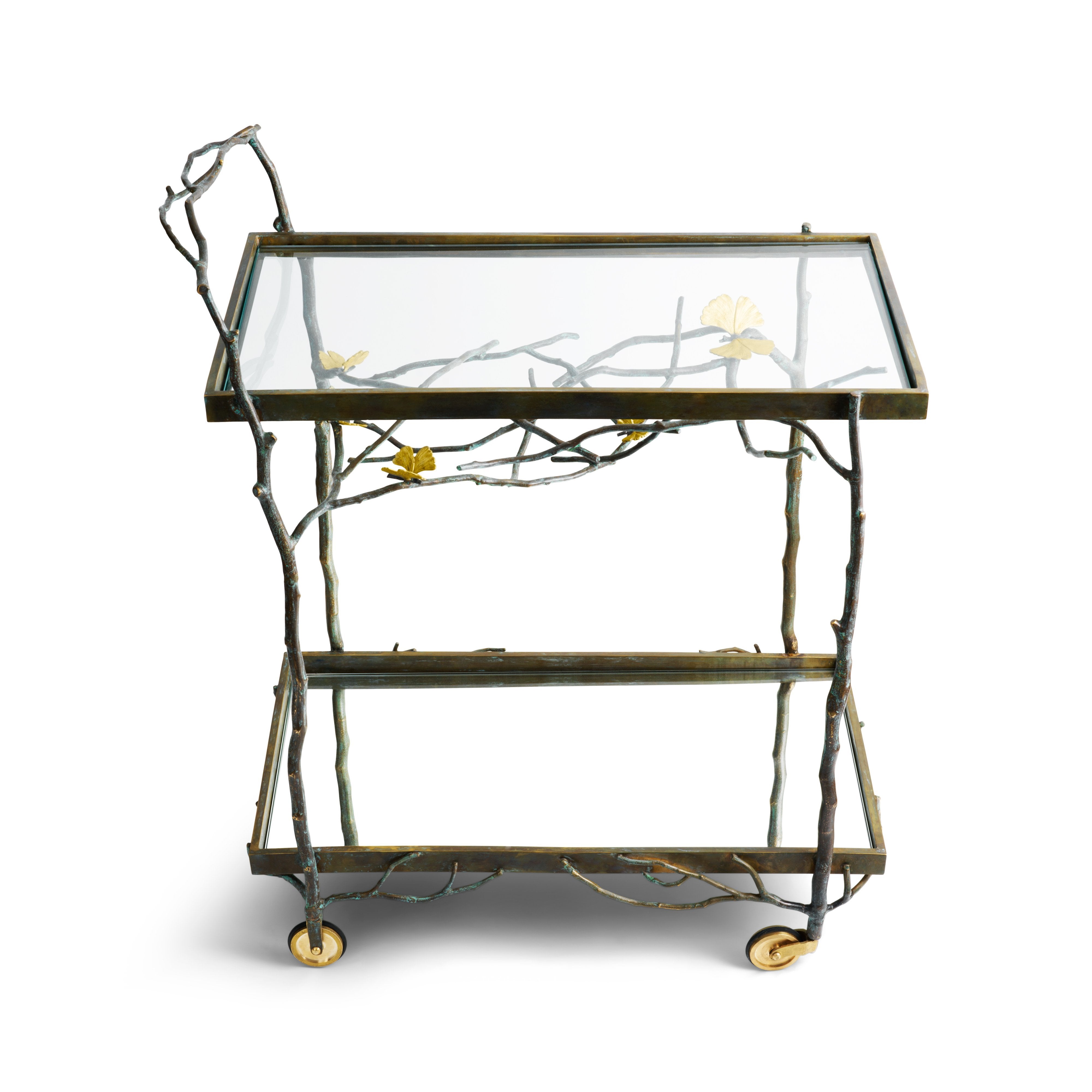 Butterfly Ginkgo Bar Cart