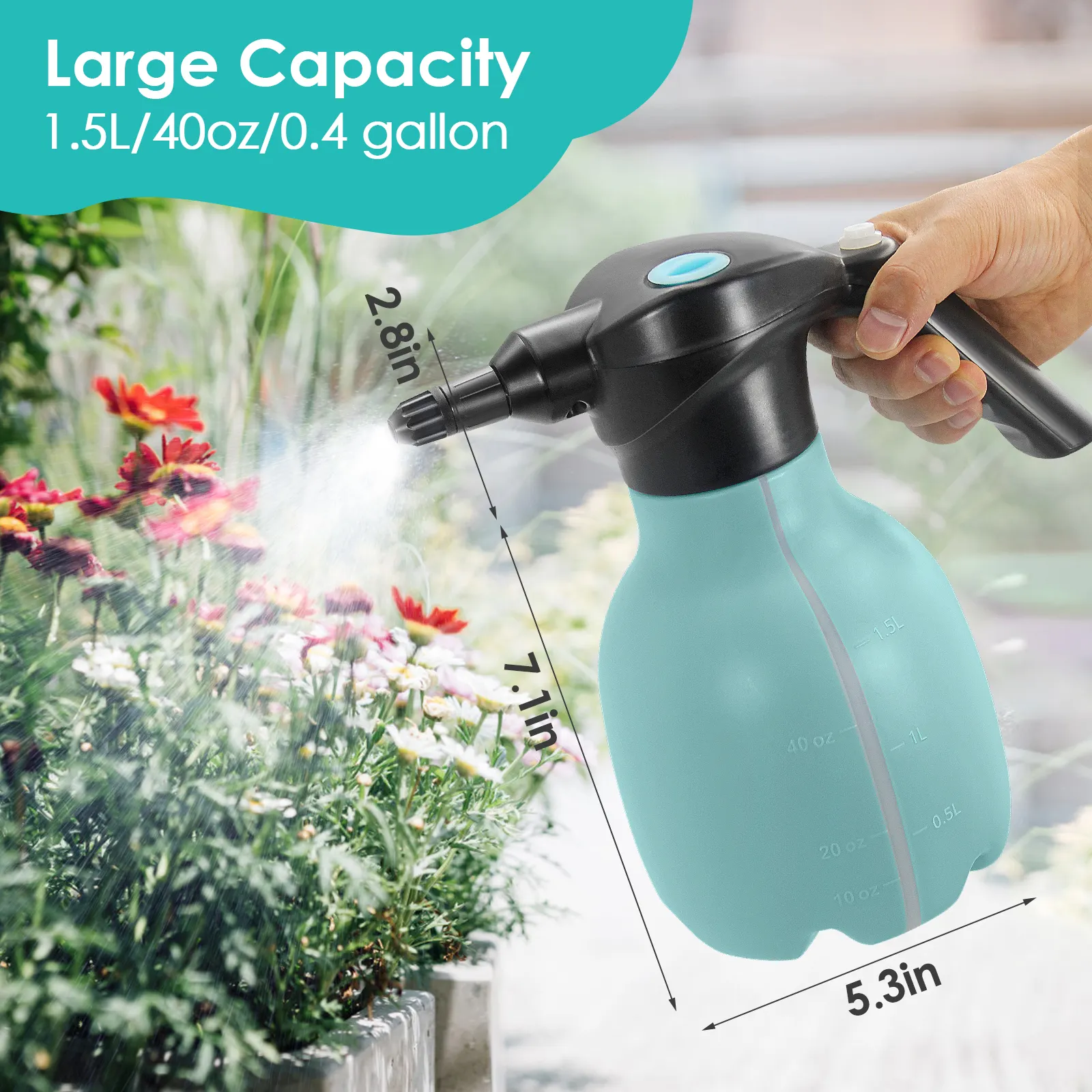 Sylstar 2L Electronic Bottle Battery Agriculture Electric Powered Operated Supplier Pump Garden Sprayer For Spray