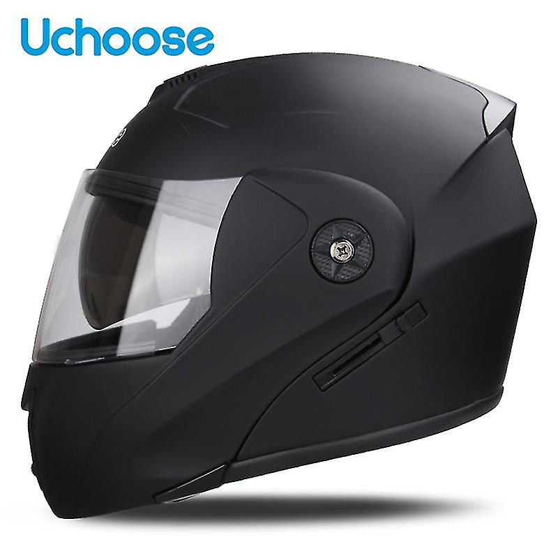 2022 Uchoose New Cycle Face Racing With Double Sun Visor Women Man Flip Up Doubns Dot