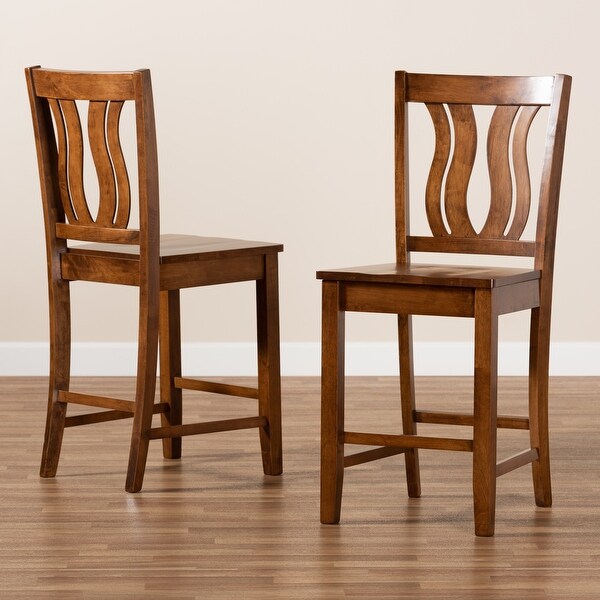 Fenton Modern and Contemporary Transitional 2-PC Counter Stool Set