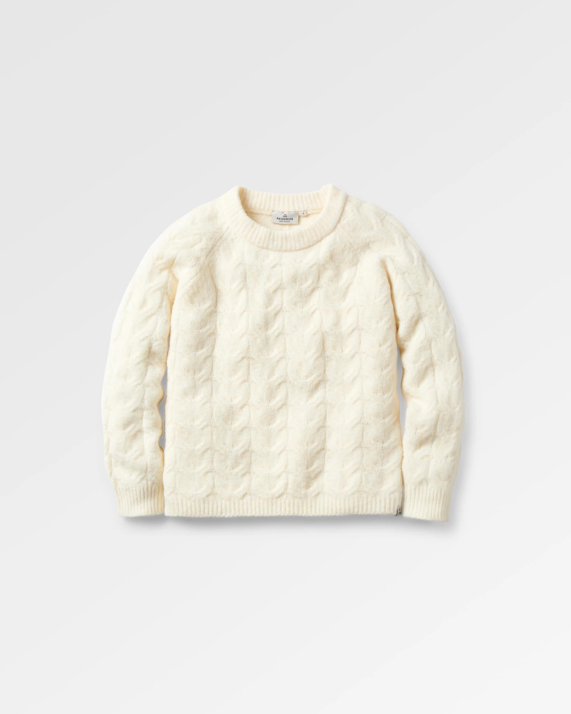 Harvest Recycled Knitted Jumper - Marshmallow