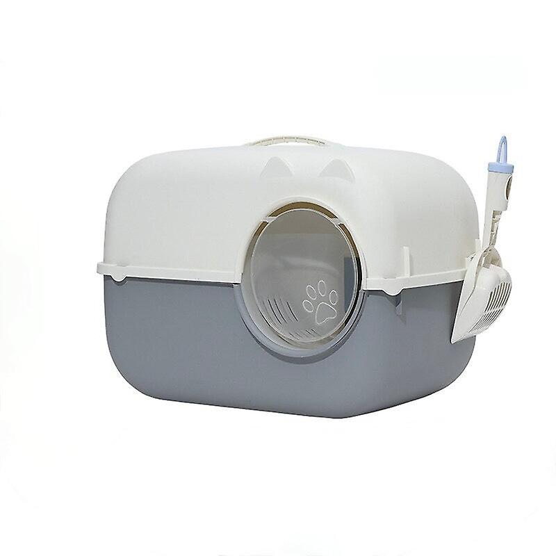 Large size fully enclosed cat potty