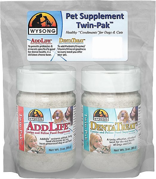 Wysong Pet Supplement Twin-Pak Dog and Cat Food Supplement