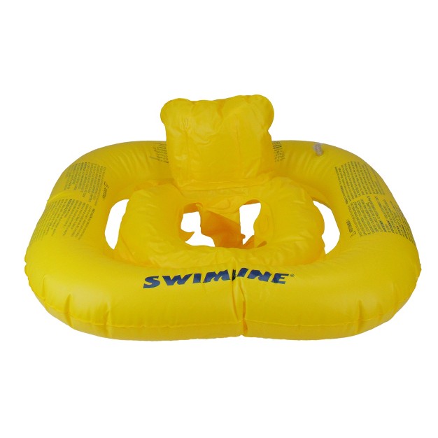 Inflatable Children x27 s 1 person Swimming Pool Baby Seat Float Yellow