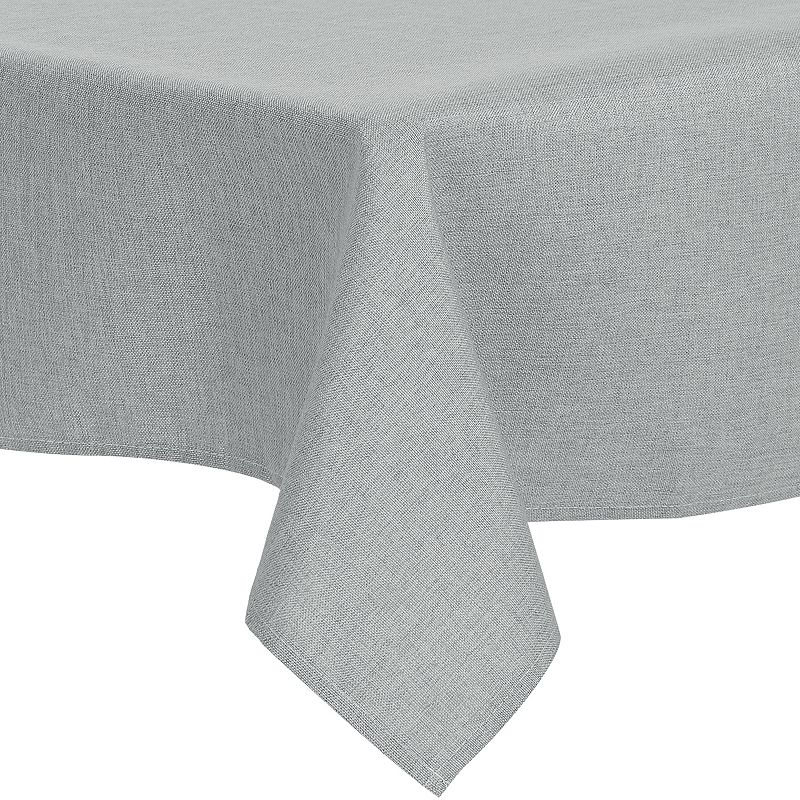 Rectangle Cotton Linen Waterproof Spillproof Wrinkle Free Table Cover 1 Pc， 55 X 87