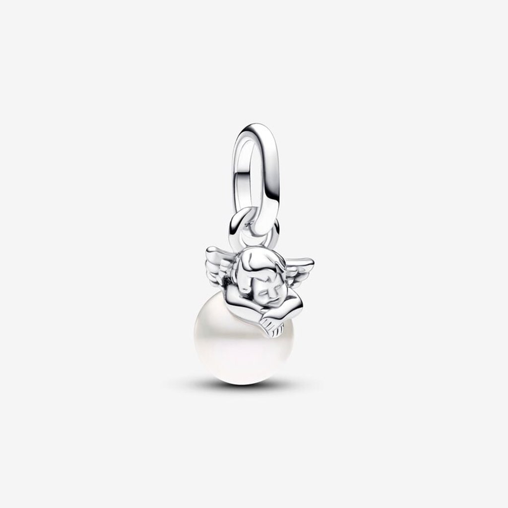 PANDORA  Pandora ME Cupid Mini Dangle Charm in Sterling Silver