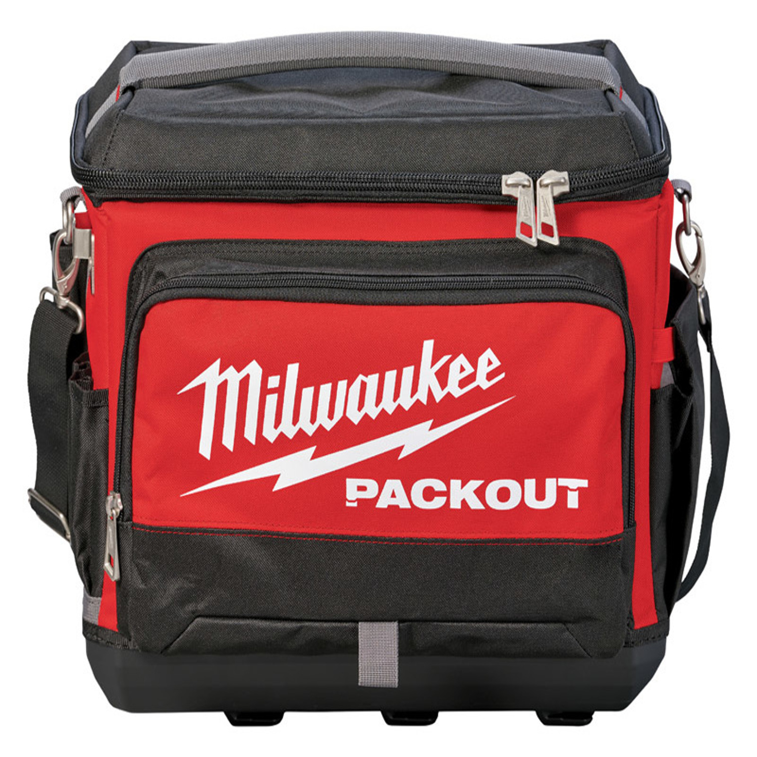 MW PACKOUT 15.75 in. W X 11.81 in. H Ballistic Nylon Cooler Utility Bag 6 pocket Black/Red 1