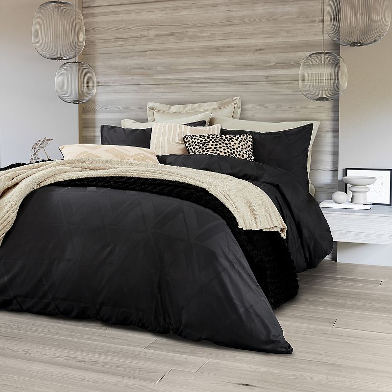 Nalu Kalama Black Duvet Set