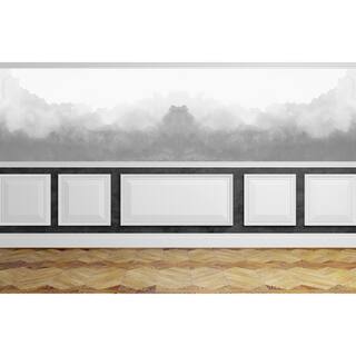 Ekena Millwork 58 in. x 20 in. x 20 in. Harrison Raised Panel White PVC Decorative Wall Panel WALP20X20X062HAR