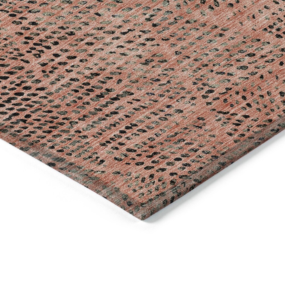 Machine Washable Indoor/ Outdoor Chantille Contemporary Diamonds Rug