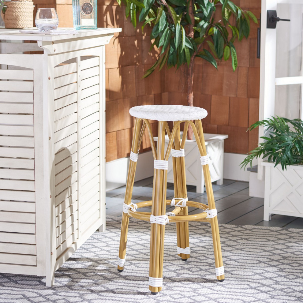 Zen Indoor/Outdoor Bar Stool   Tropical   Outdoor Bar Stools And Counter Stools   by Rustic Home Furniture Deco  Houzz