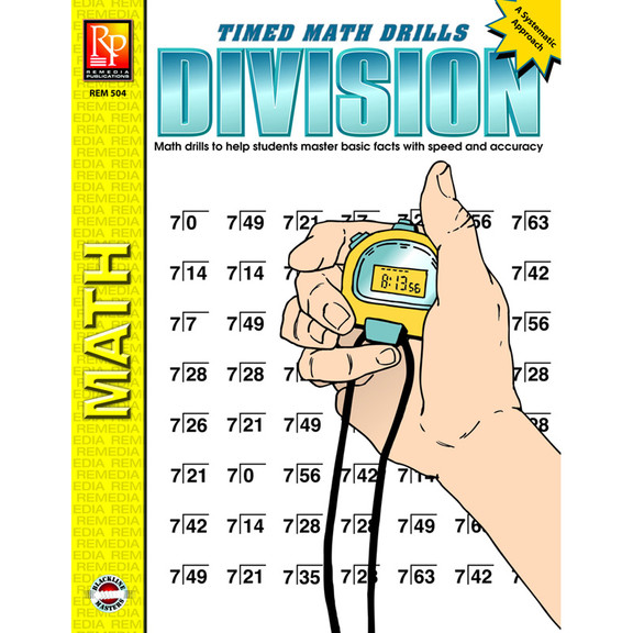 Remedia Publications REM504 Timed Math Facts Divis...