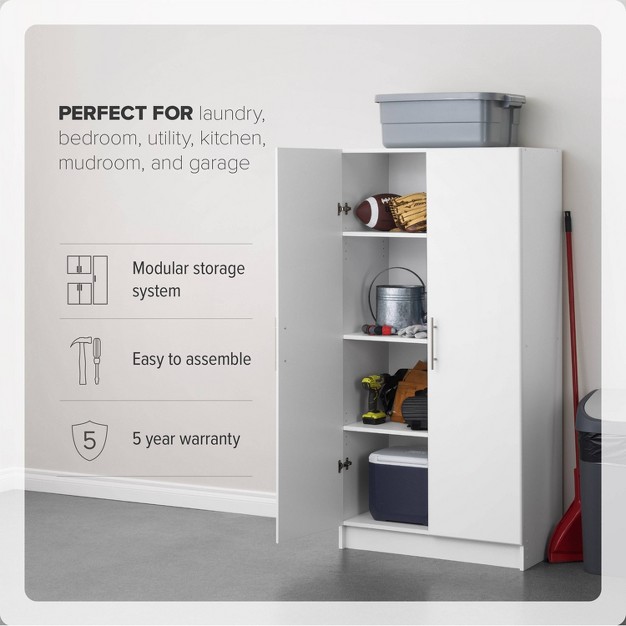 Storage Cabinet White Prepac