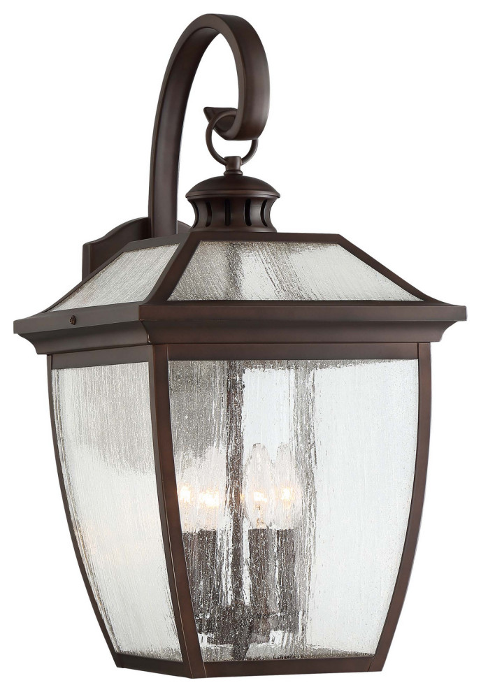 Minka Lavery 72528 246 4 Light Outdoor Wall Mount Sunnybrook Alder Bronze   Transitional   Outdoor Lighting   by Lighting Front  Houzz