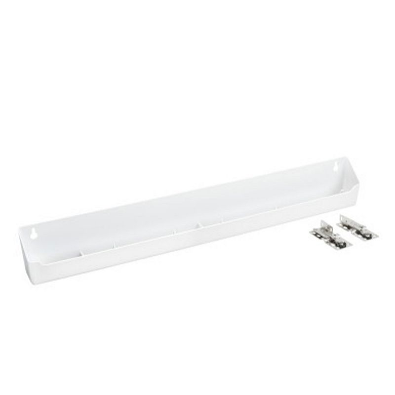 Rev-A-Shelf 24 Inch Kitchen Tip-Out Try Polymer， Plastic， White， LD-6591-24-11-1