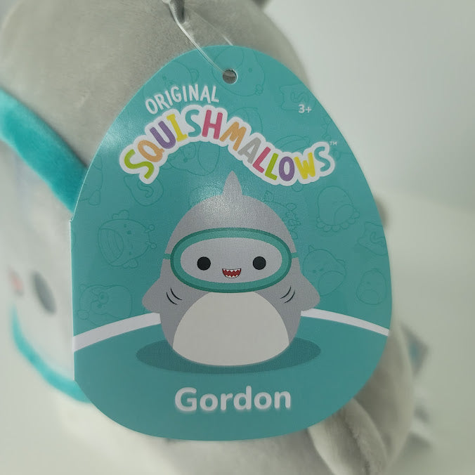 Squishmallows Official Kellytoys Plush 8 Inch Gordon the Shark Scuba (no plastic version) Ultimate Soft Animal Plush Stuffed Toy