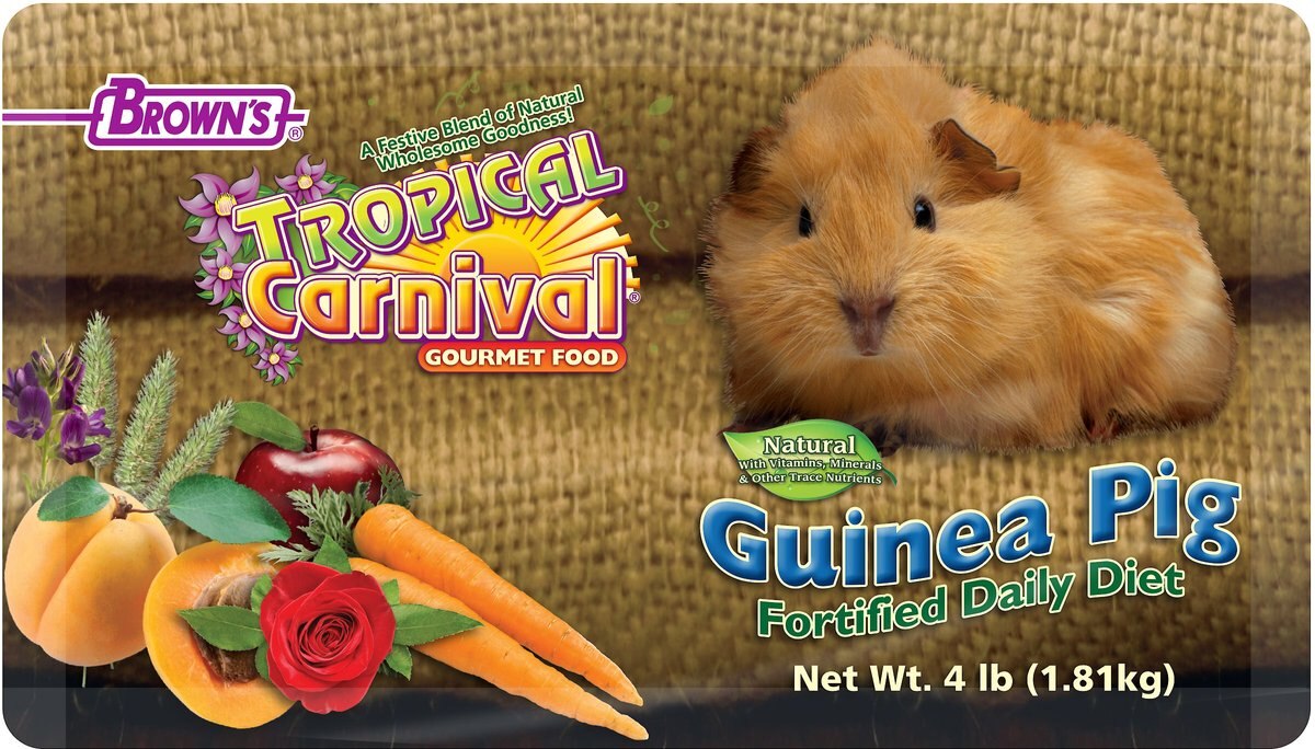 Brown's Tropical Carnival Fortified Daily Diet Natural Guinea Pig Food