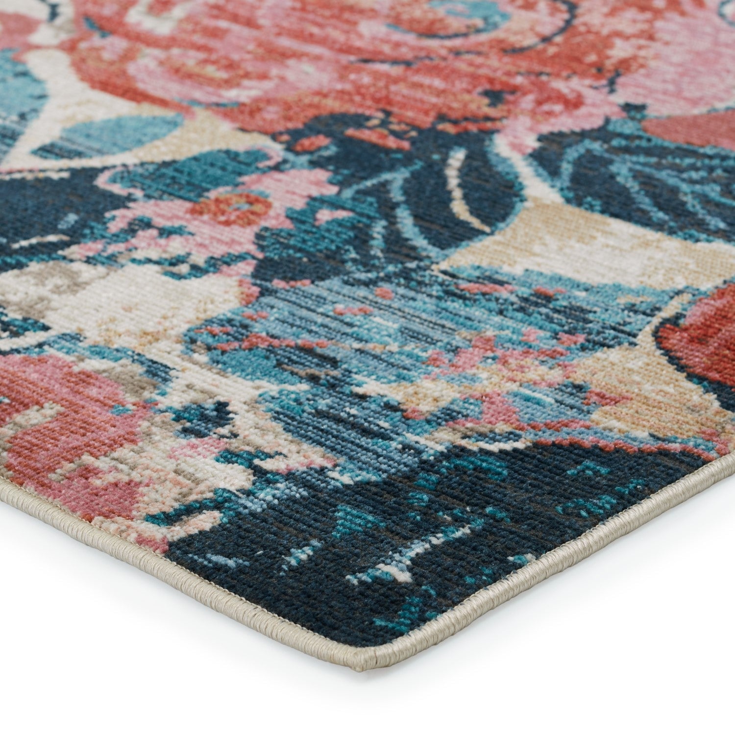 Swoon Indoor/Outdoor Illiana Pink & Blue Rug