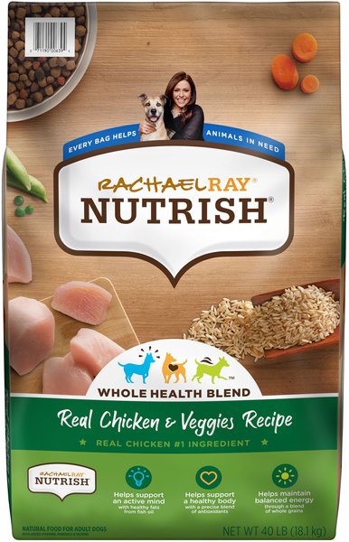 Rachael Ray Nutrish Real Chicken and Veggies Recipe Dry Dog Food