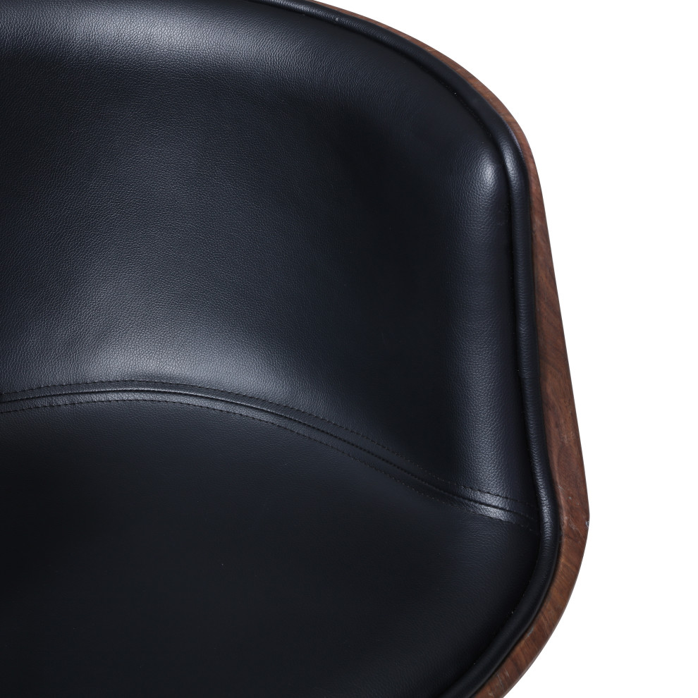 Conan PU Leather Swivel Chair   Contemporary   Armchairs And Accent Chairs   by New Pacific Direct Inc.  Houzz