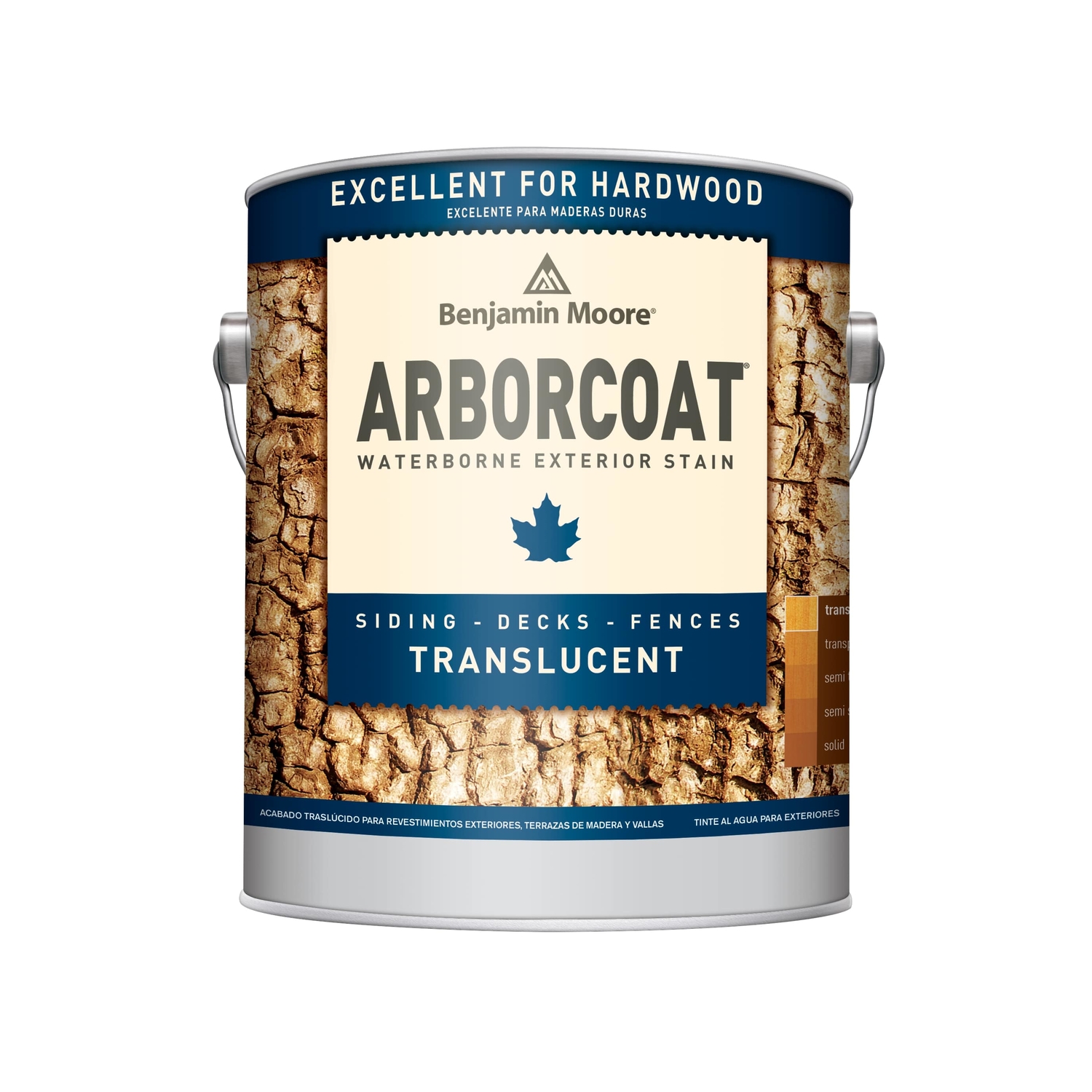 Benjamin Moore Arborcoat Transparent Flat Natural Acrylic/Alkyd/Urethane Waterborne Stain 1 gal