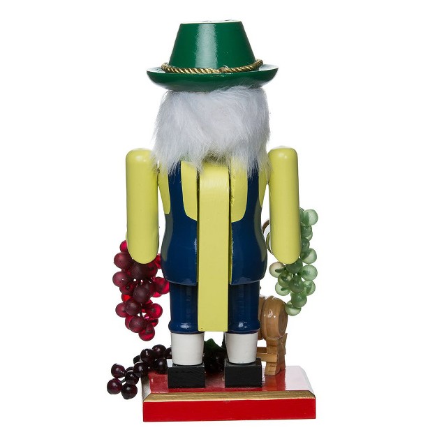 Wooden Winemaker Nutcracker