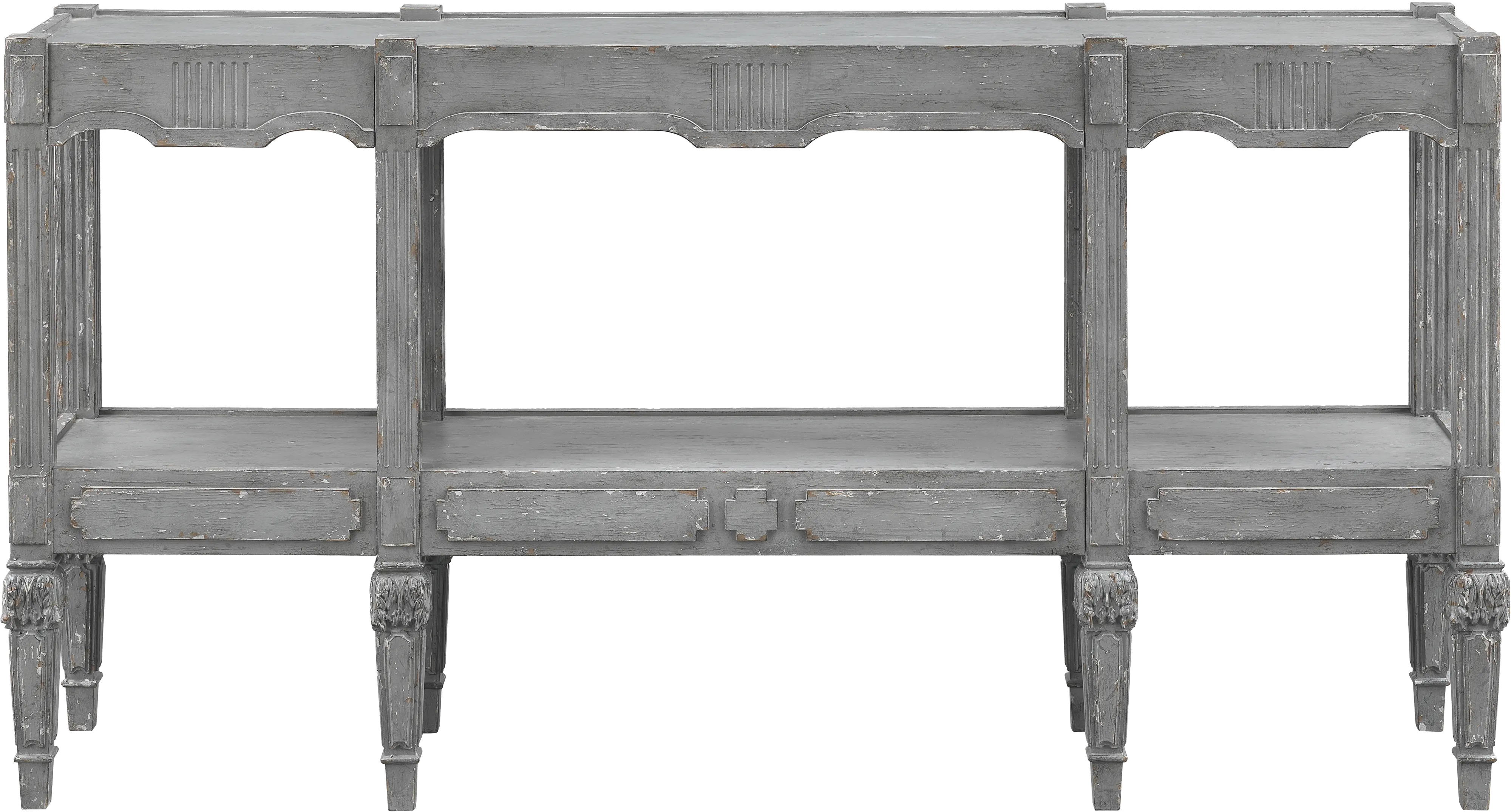 Florentine Vintage Gray Console