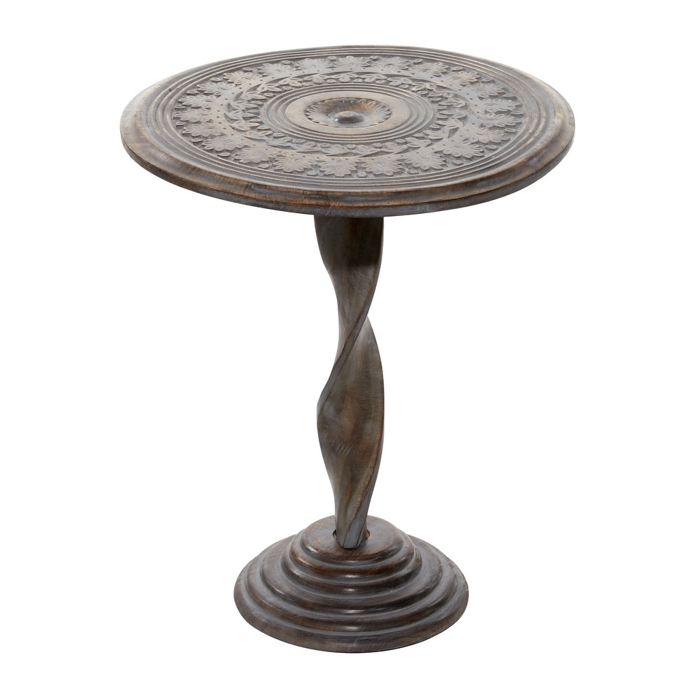 Wood Traditional Accent Table 22 x 18 x 18