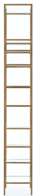 Henrik Brass Bookcase   Transitional   Bookcases   by Marco Polo Imports  Houzz