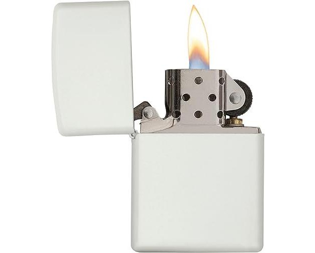 Zippo Classic Matt White Pocket Windproof Lighter