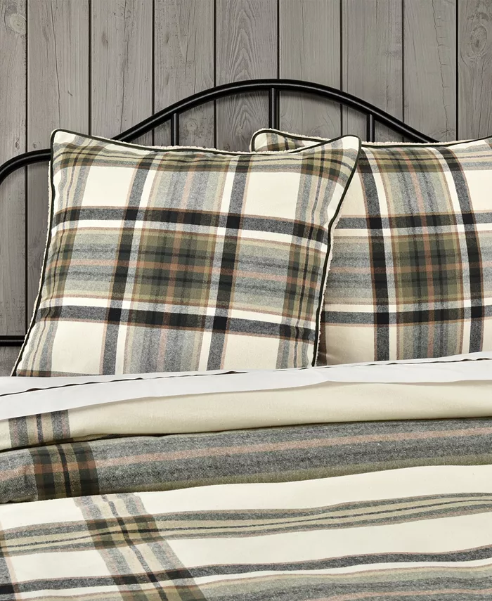 Five Queens Court Daniel Plaid Euro Sham