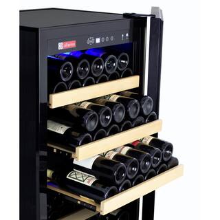 Allavino Vite II Single Zone 99-Bottle Black Right Hinge Wine Refrigerator YHWR115-1BR20