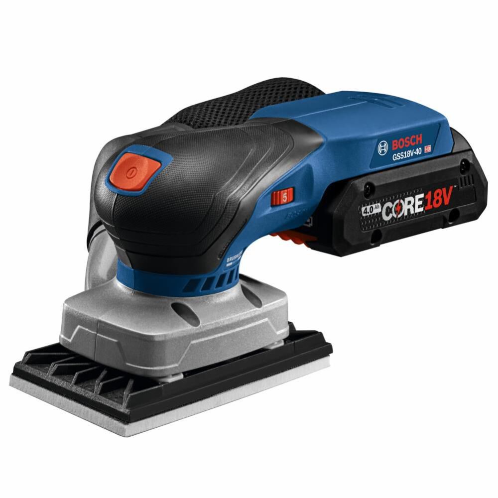 Bosch 18V 1/4 Sheet Orbital Finishing Sander Bare Tool GSS18V-40N from Bosch