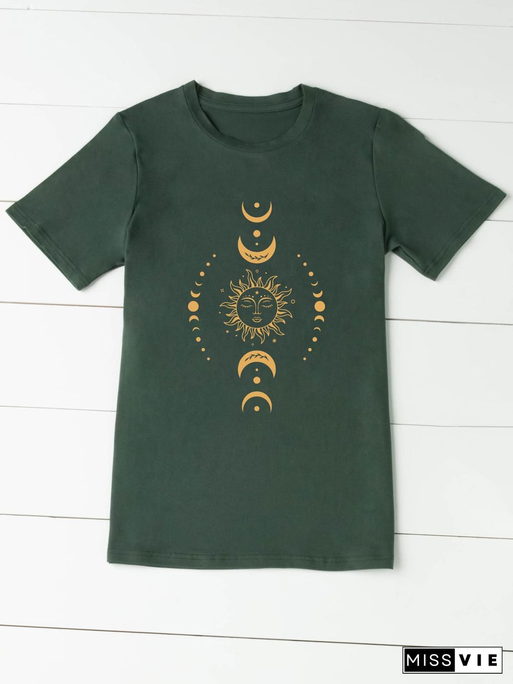 Plus Moon & Sun Print Tee