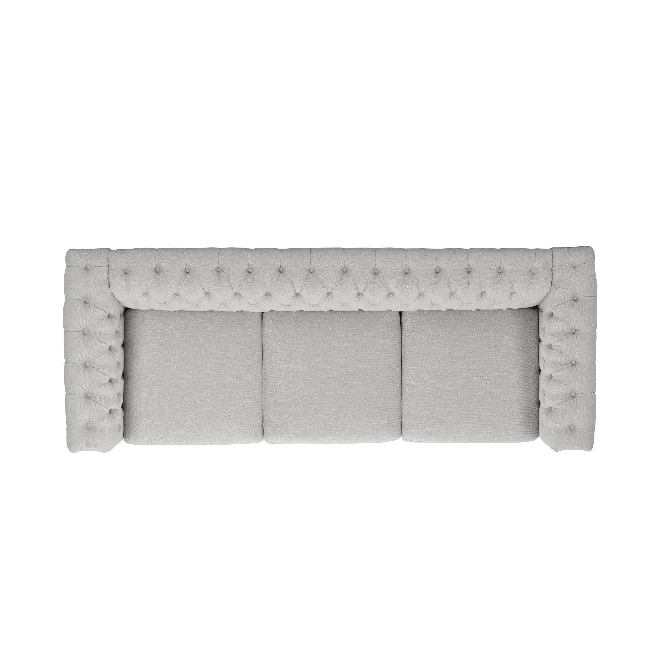 Zyiere Tufted Chesterfield 3 Seater Sofa