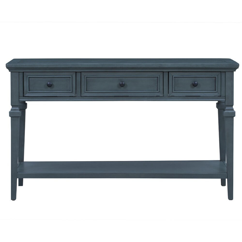 Console Table with Three Top Drawers