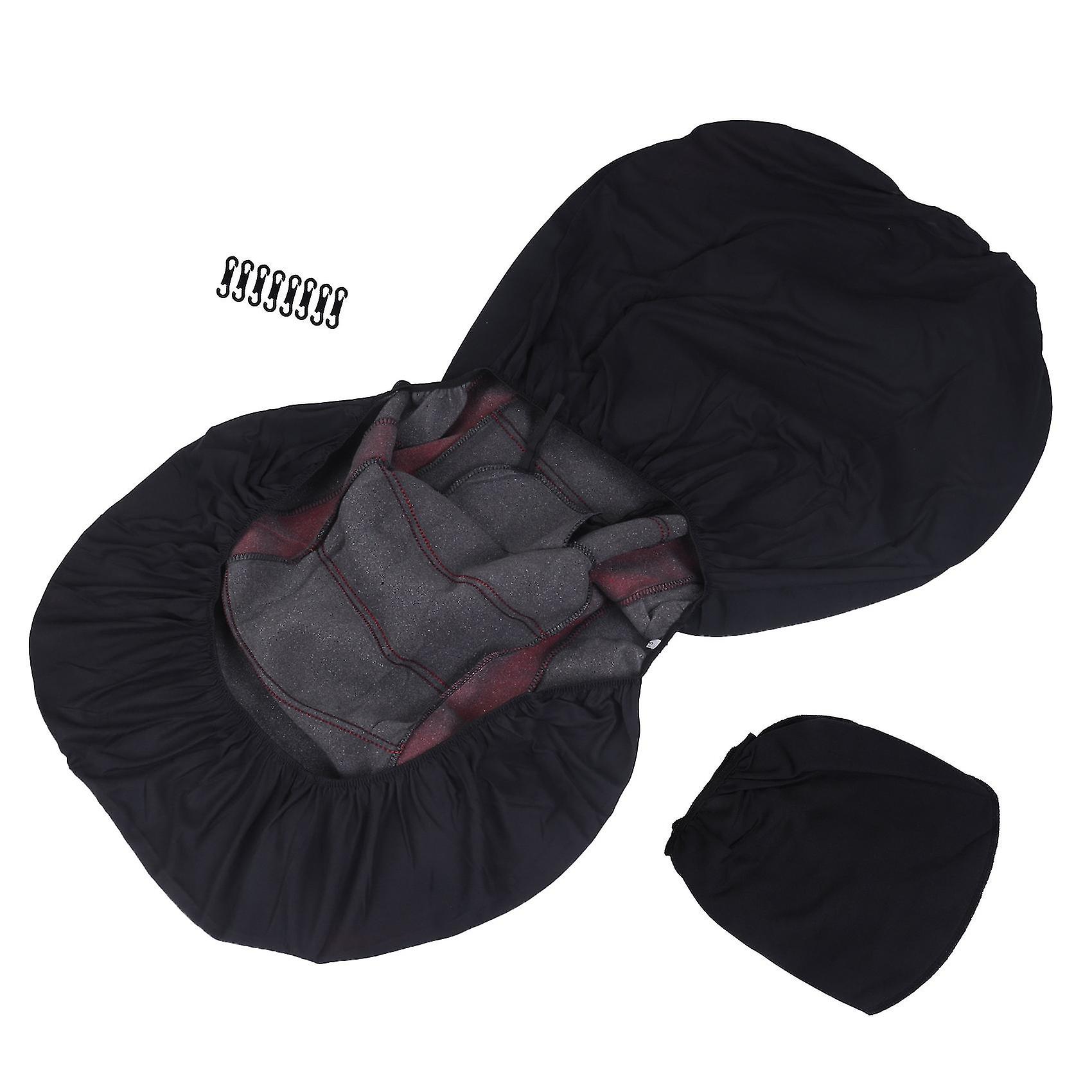 Front Car Covers Front Airbag Ready Sport Bucket Cover， 2-piece Set Automobiles Covers (black + Red