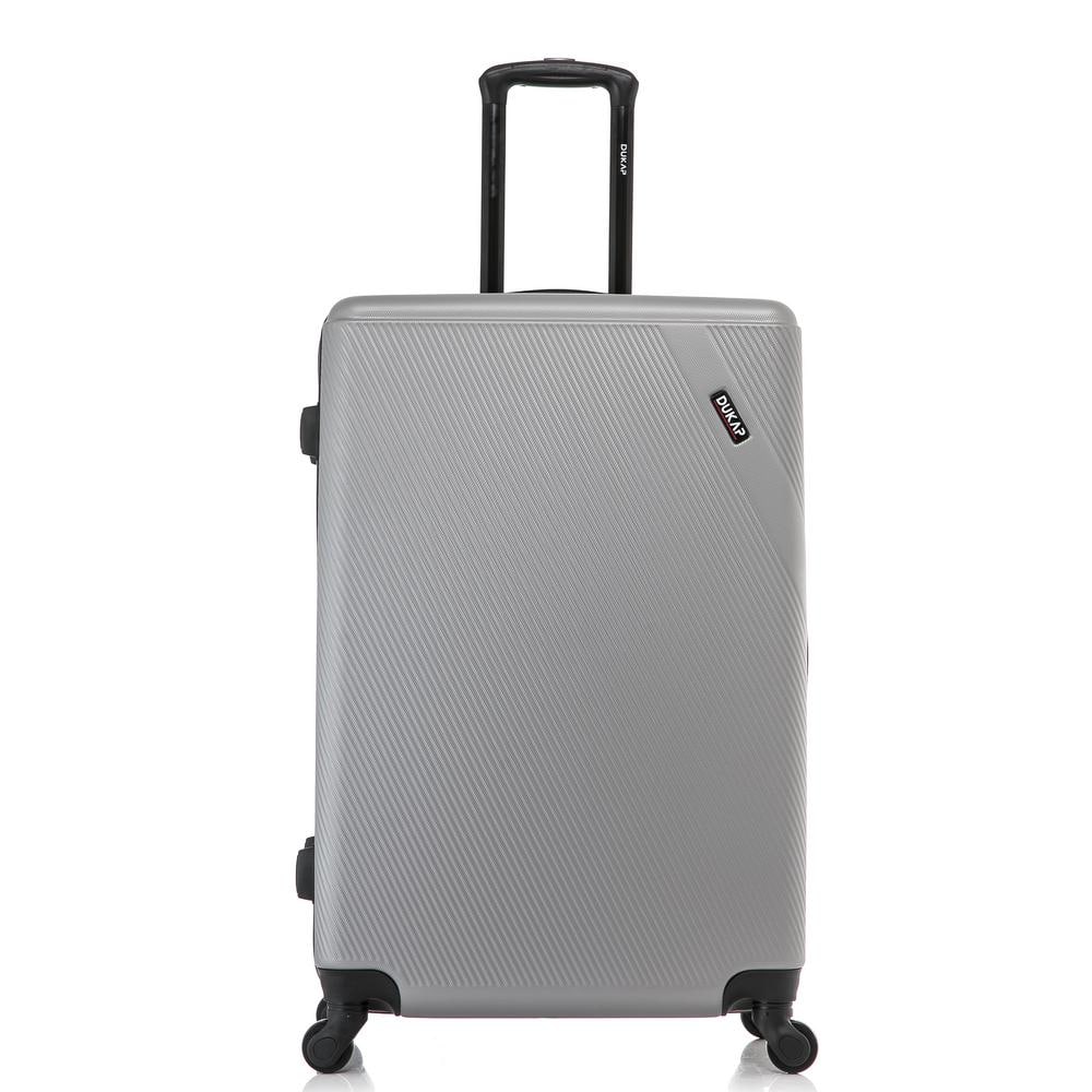 DUKAP InUSA Discovery Lightweight Hardside Spinner 20 in. Carry-On Silver DKDIS00S-SIL