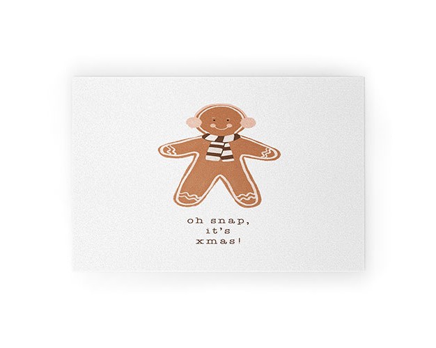 Orara Studio Oh Snap It Is Xmas Welcome Mat society6