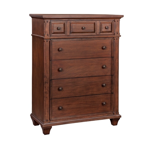 Harbor Point Cherry Finished Arched Panel 5-Piece Bedroom Set by Greyson Living - - 35114489