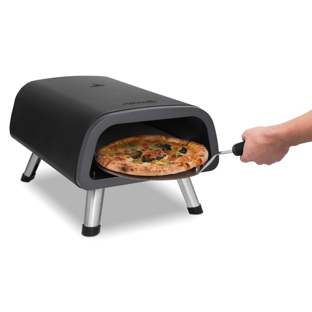 Portable Electric Indoor And Outdoor Pizza Oven With Accessory Kit Temperature Control Knob 1850w Dual heating Elements Foldable Legs