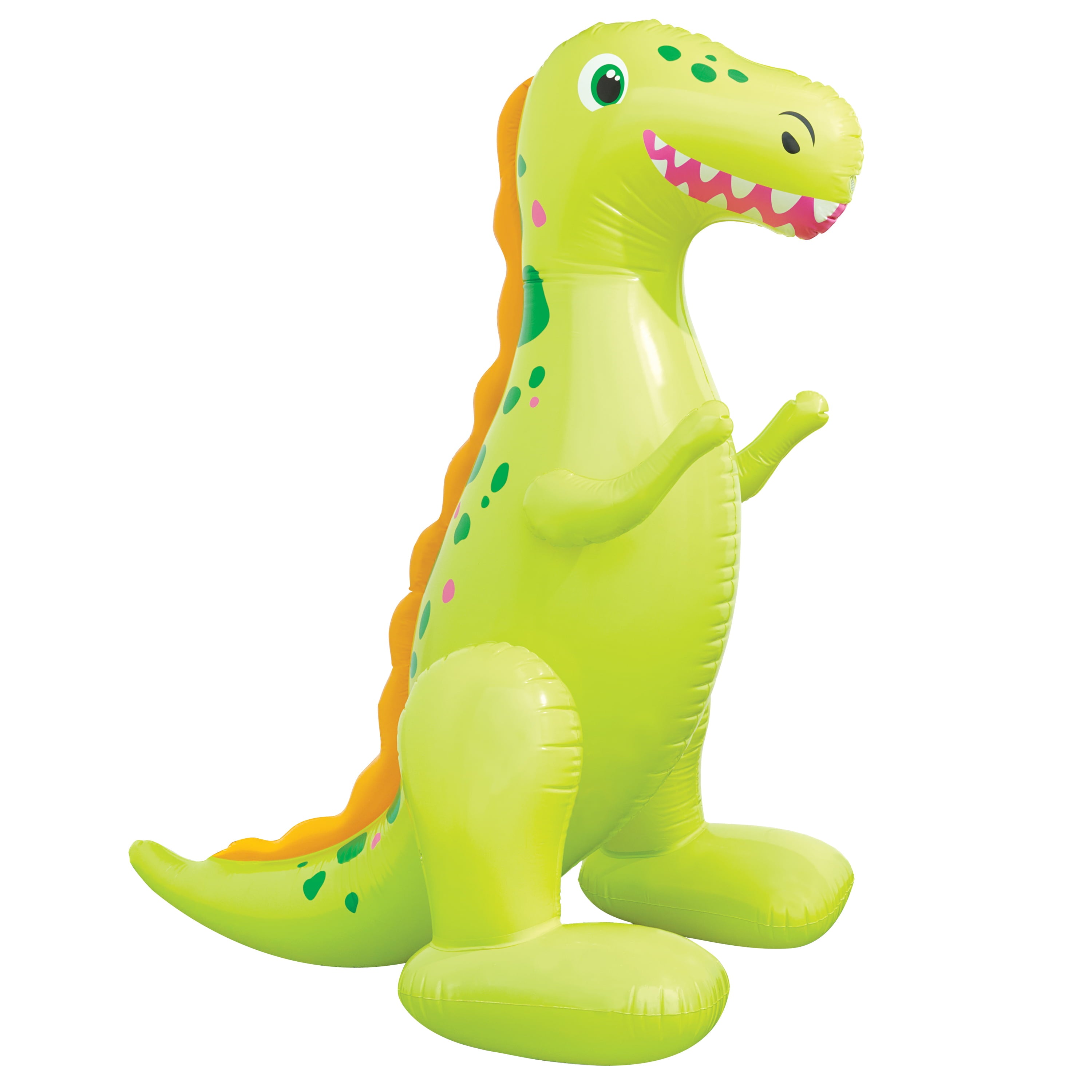 Play Day Large Dinosaur Character Inflatable Sprinkler Pool Game， Ages 3 and Up， Unisex