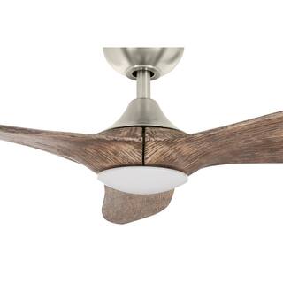 Home Decorators Collection Canterbury 60 in. Integrated LED Indoor Brushed Nickel Ceiling Fan with Light Kit and Remote Control SW17B2L BN