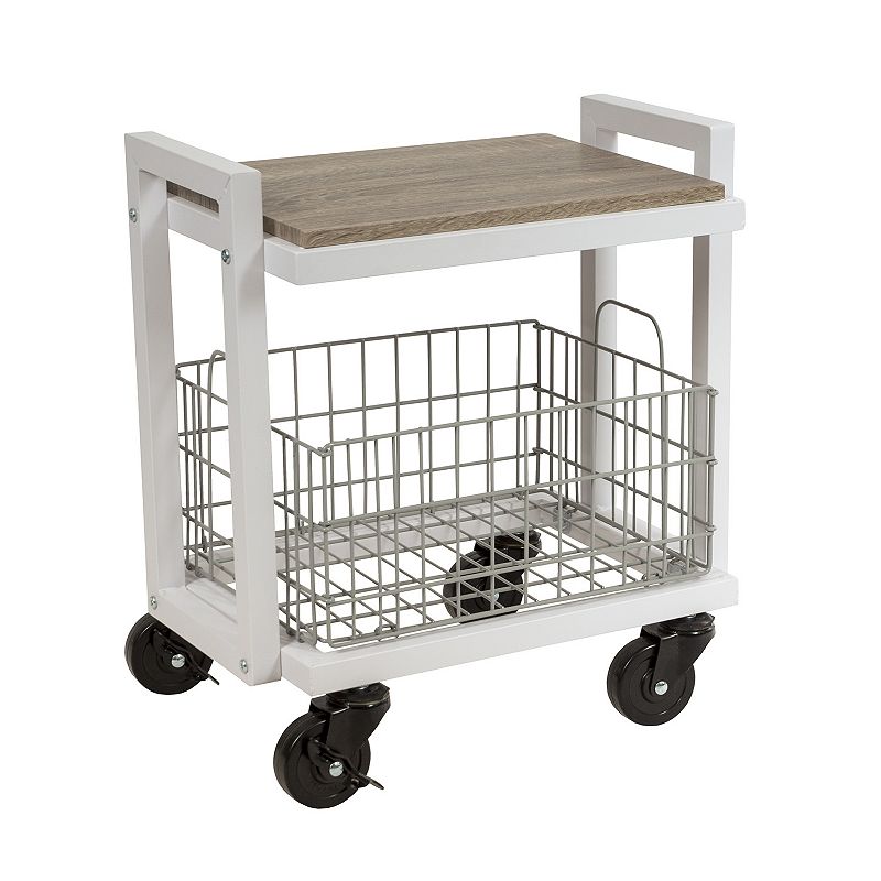 Atlantic 2-Tier Narrow Storage Cart