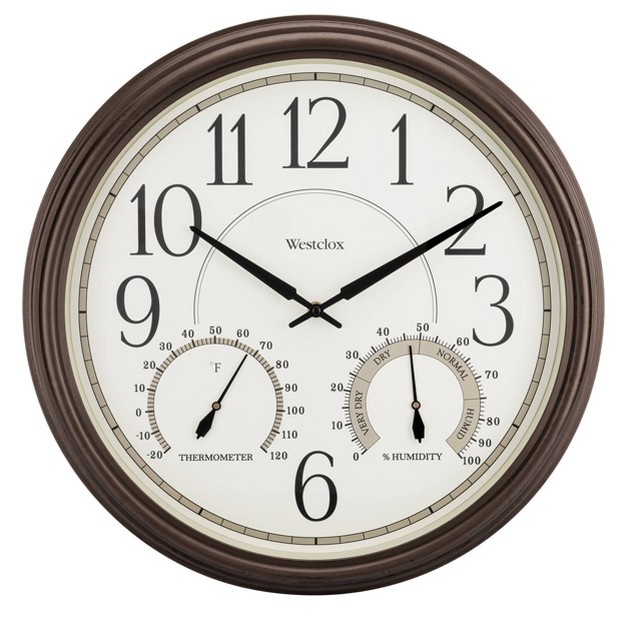 Indoor And Outdoor Wall Clock Westclox