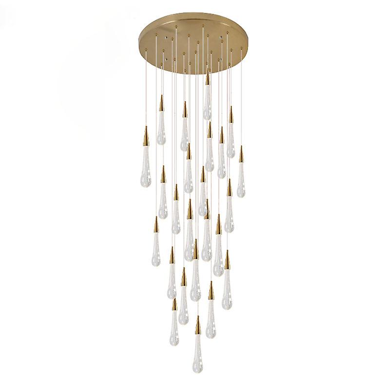 Phube Water Drops Stair Foyer Large Pendant Lighting