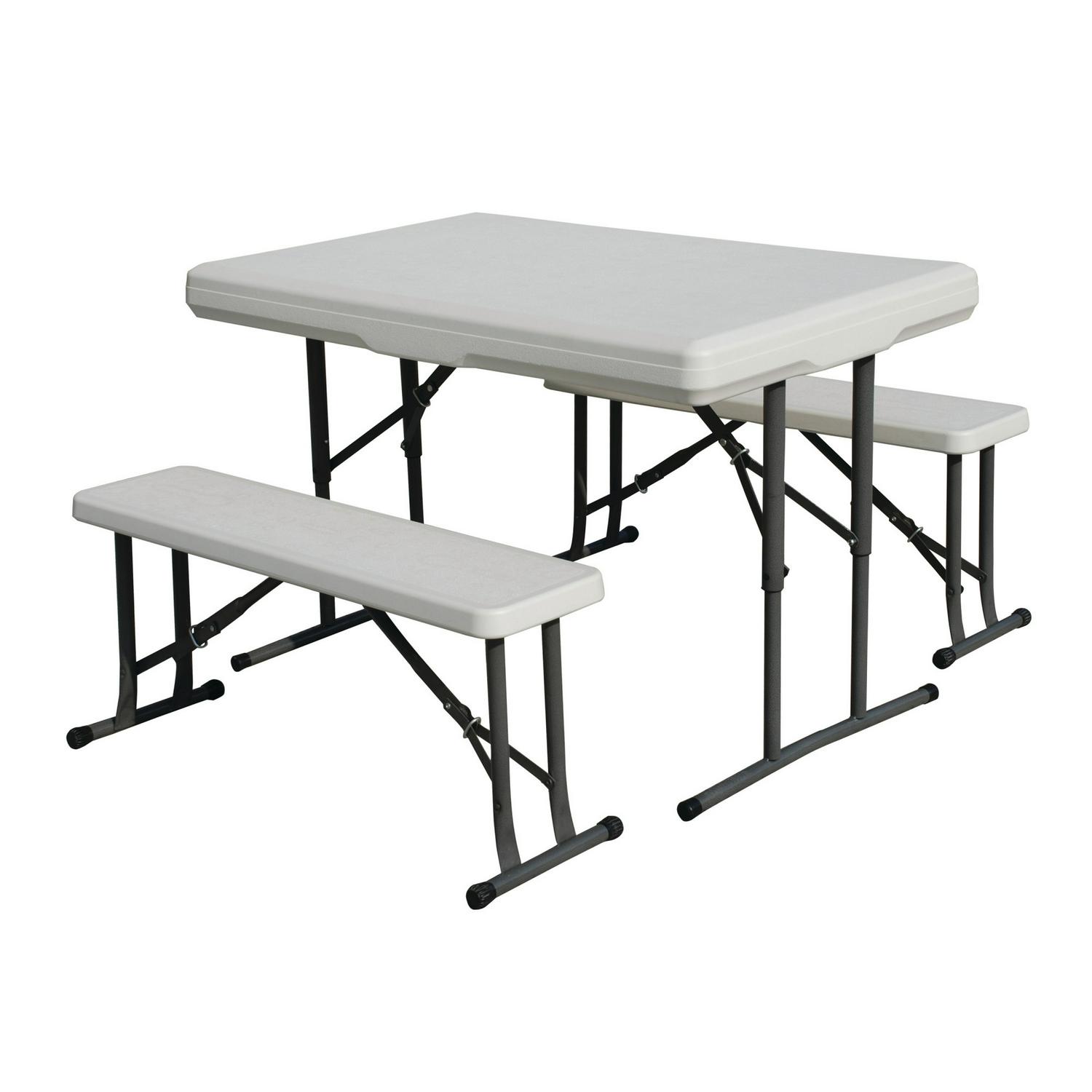 Stansport Heavy-Duty Picnic Table and Bench Set